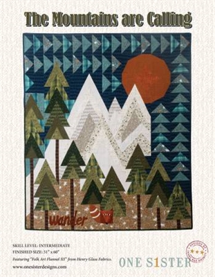 The Mountains Are Calling Quilt Pattern by One Sister
