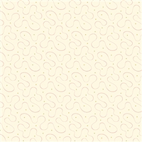 Cloud Nine Ribbon in pink on warm cream by Laundry Basket Quilt