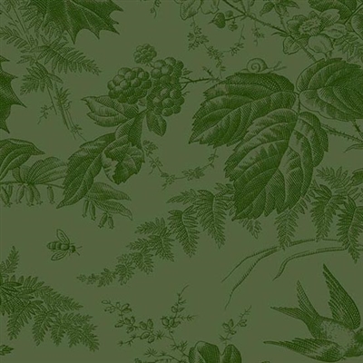 Evergreen from Toile in Evergreen