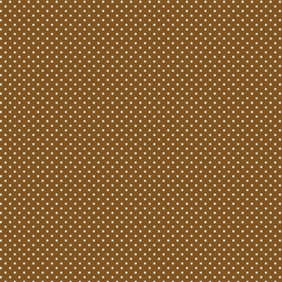Glenfern Lodge  twinkle star shirting Cream on Chocolate Brown by Max and Louise