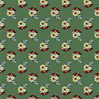 Le Chateau Provence Floral Sprig Fabric Green