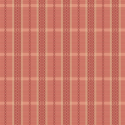 Oak Alley Fancy Plaid in Salmon Pink by Di Ford-Hall
