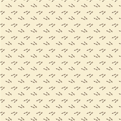St. Leonard Helen Flying Arrows in brown on Cream by Max and Louise