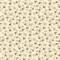 St. Leonard Julie Tropical Leaves in brown by Max and Louise