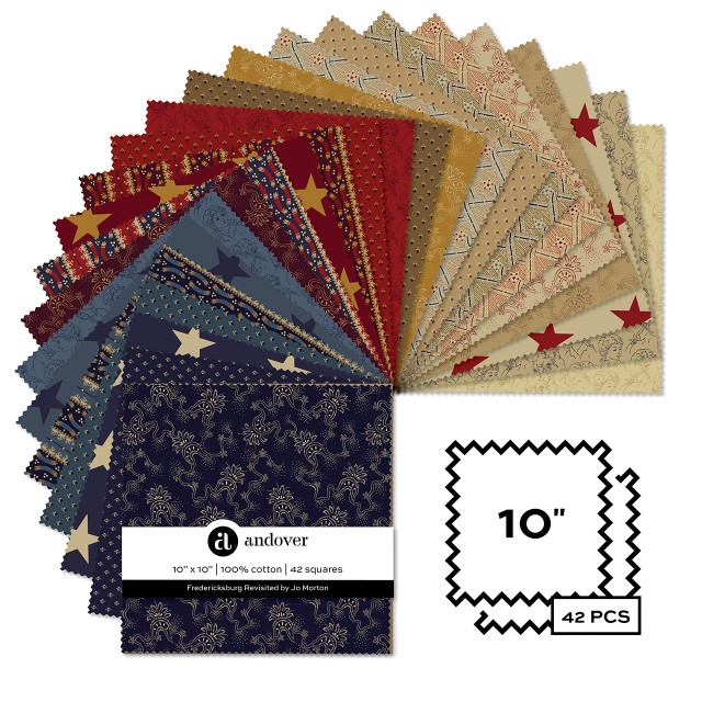 Layer Cake Moda Joie De Vivre - 10 Carrés De Tissu Precuts - Neuf