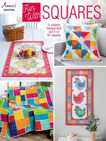 View of PRE-CUT FRIENDLY: Fun With Squares Quilts from Annie's Quilting