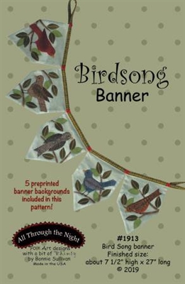 Birdsong Banner Pattern by Bonnie Sullivan