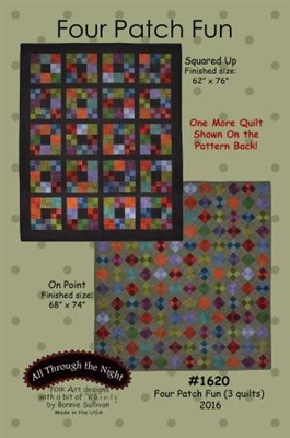 Four Patch Fun Quilt Pattern by Bonnie Sullivan