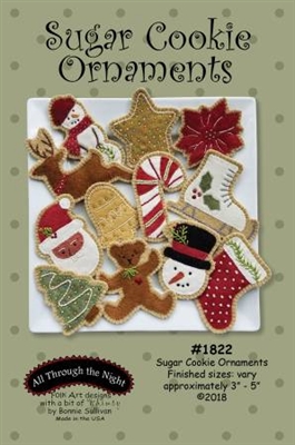 Sugar Cookie Ornaments Pattern by Bonnie Sullivan