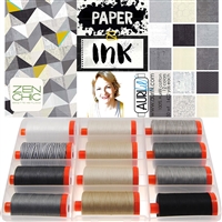 Paper Ink Thread Collection by Zen Chic - Aurifil Threads