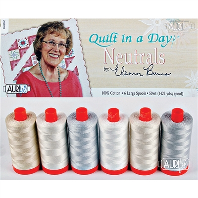 The Ultimate Neutral Thread Collection by Eleanor Burns - Aurifil Threads