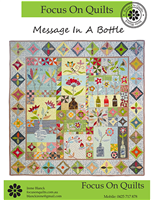 Message In A Bottle Applique Quilt Pattern by Irene Blanck