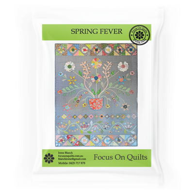 Spring Fever  Applique Quilt Pattern by Irene Blanck
