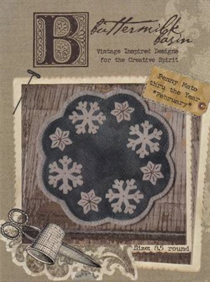 Penny Mats Through The Year - February Snowflakes