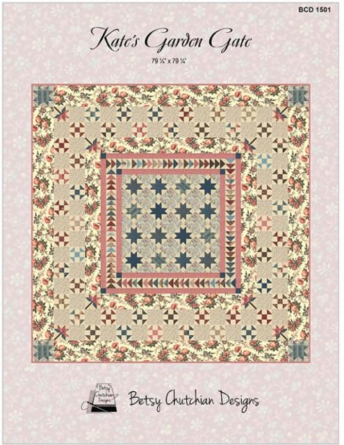Moda Fabrics Kate's Garden Gate Charm Pack by B Chutchian 42-5 Inch Precut  Quilt Squares