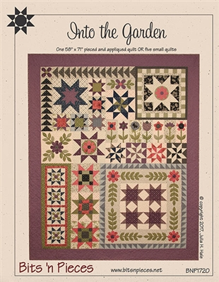 Into the Garden Quilt Pattern by Bit's N Pieces