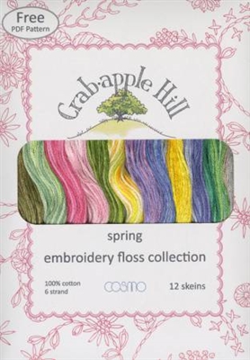 Lecien Crabapple Hill Spring 12 Skein Floss Collection