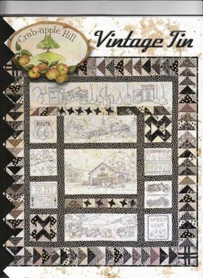 Vintage Tin Embroidery Quilt Pattern