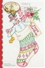 Merry Christmas Stocking Embroidery Pattern from Crabapple Hill Studios
