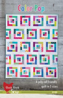 Color Pop Quilt Pattern by Cluck Cluck Sew