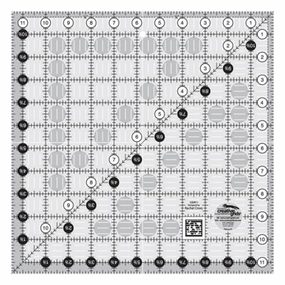 Creative Grids Quilt Ruler 11-1/2in Square # CGR11