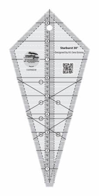 Creative Grids Starburst 30 Degree Triangle Ruler # CGRISE30