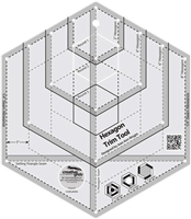 Creative Grids Hexagon Trim Tool 2in 4in 6in 8in With 21 Holes