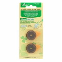 CLOVER 28mm Rotary Cutter Replacement Blade 2 Ct