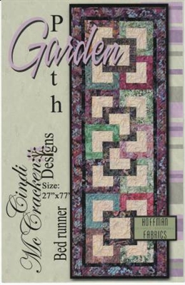 Garden Path Runner Quilt Pattern from Cindi McCracken Designs