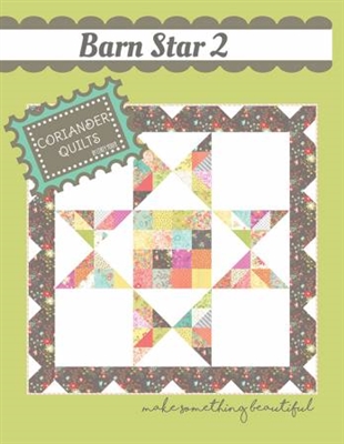 Barn Star Quilt Pattern # 2 by Corriander Quiltss