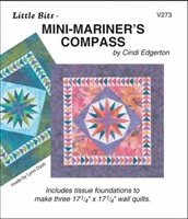 Little Bits Mini Mariner's Compass Paper Piecing Pattern