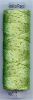 Dazzle 50 Yard Mini Spool of Sue Spargo's Dazzle Thread  Macaw Green