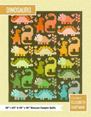The Dinosaurs Quilt Pattern by Elizabeth Hartman
