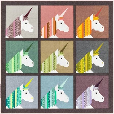 Lisa The Unicorn Quilt Pattern by Elizabeth Hartman