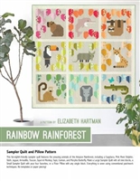 Rainbow Rainforest Quilt Pattern by Elizabeth Hartman