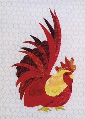 Ralph That Radical Rooster Applique Quilt Pattern