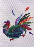 Rascal That Radical Rooster Applique Quilt Pattern