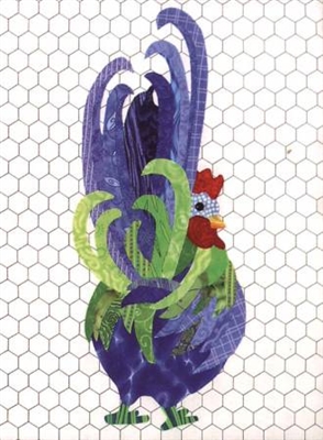 Roger That Radical Rooster Applique Quilt Pattern