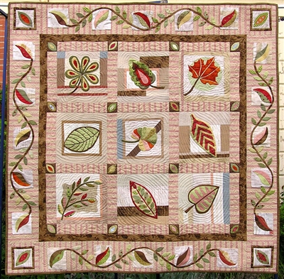 Botanika Applique Quilt Pattern by Irene Blanck