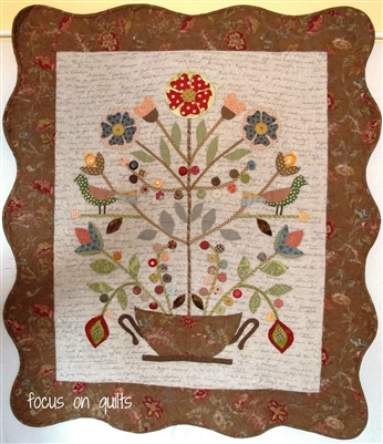 MINERVA Applique Quilt Pattern by Irene Blanck