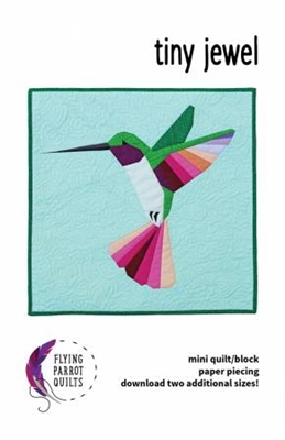 Tiny Jewel Hummingbird Applique Quilt Pattern