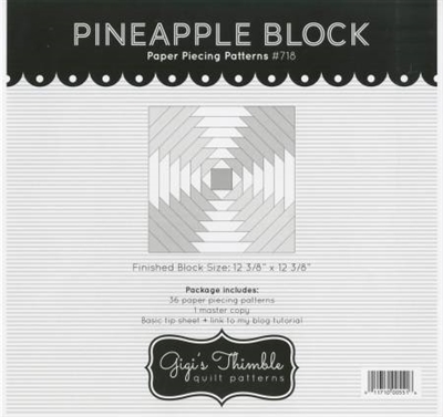 Pineapple Block Paper Piecing Papers