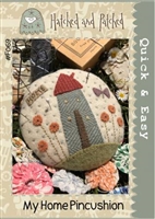 My Home Pin Cushion Pattern by Hatched and Patched