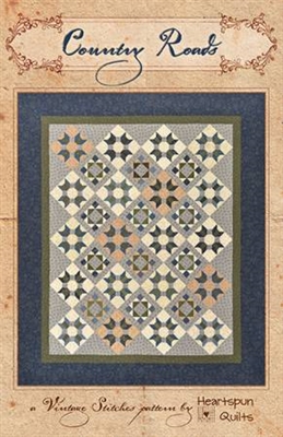 Country Roads Quilt Pattern by Heartspun Quilts