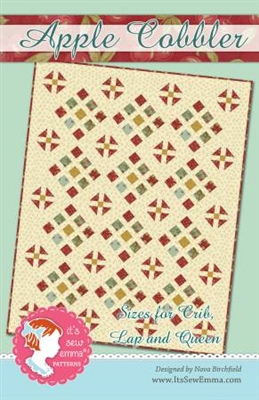Apple Cobbler Quilt Pattern from It's Sew Emma