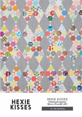 Hexie Kisses Quilt Pattern by Jen Kingwell
