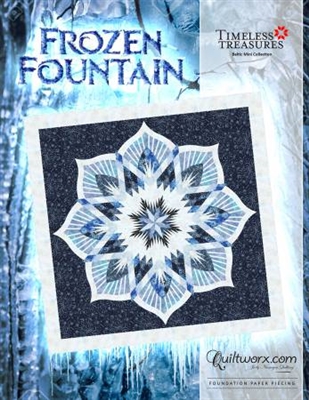 Frozen Foundation Quilt Pattern by Judy Niemeyer