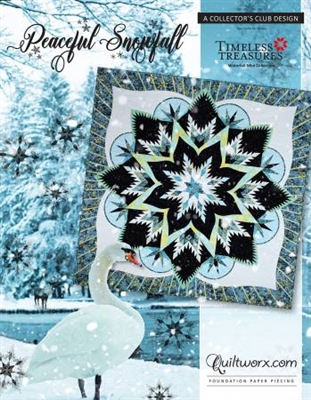 Peaceful Snowfall Quilt Pattern by Judy Niemeyer