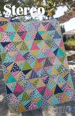 Stereo Quilt Pattern from Jaybird Quilts