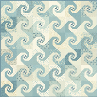 Bluebird: Blue Jay Bay Quilt Pattern by Laundry Basket Quilt